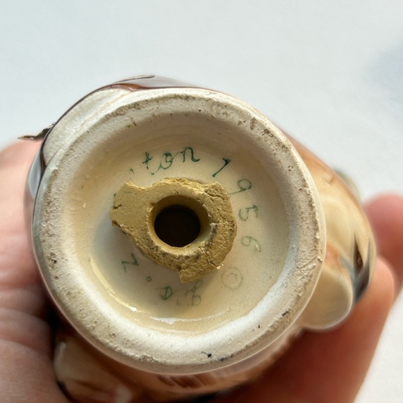 Vintage Lefton salt and pepper shakers MCM 1950’s Wise Owl anthropomorphic two - Picture 6 of 8